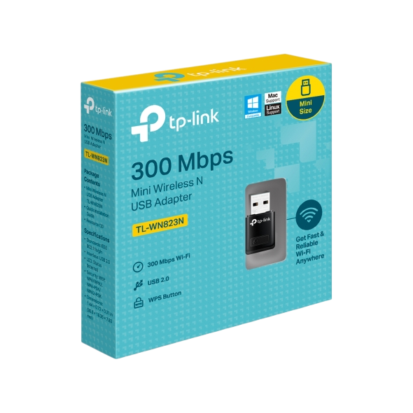 TP-LINK TL-WN823N 300Mbps Mini Wireless N USB Adapter