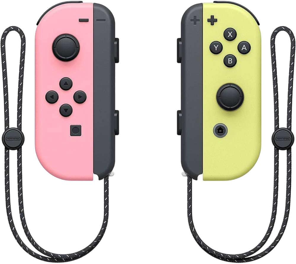 Nintendo Switch Joy-Con (L/R) Wireless Controllers – Pink Black / Yellow Black