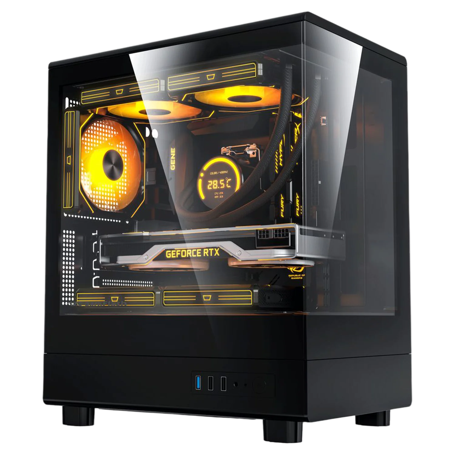Intel Core i5-12400F Gaming PC – ZOTAC RTX 5060 8GB , 16GB RGB RAM, 512GB NVMe SSD