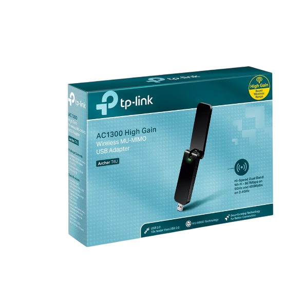 TP-LINK Archer T4U AC1300 Wireless Dual Band USB Adapter