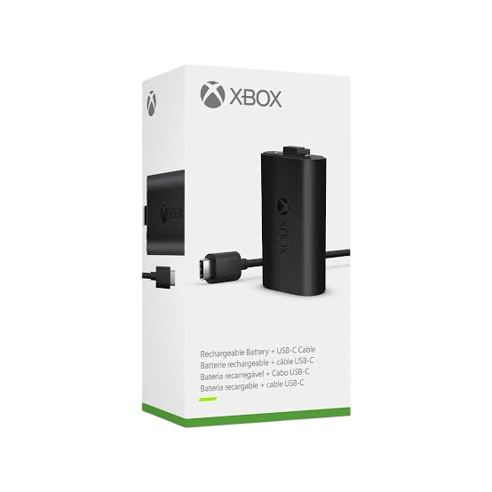 Xbox Rechargeable Battery Pack + USB-C Charging Cable – Wireless Controller Power Kit
