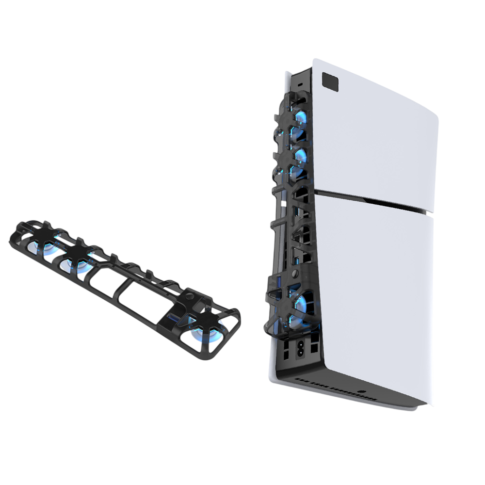 DOBE TPS-3538 PS5 Slim Cooling Stand – Triple Fan Console Cooler USB Powered Heat Dissipation Dock