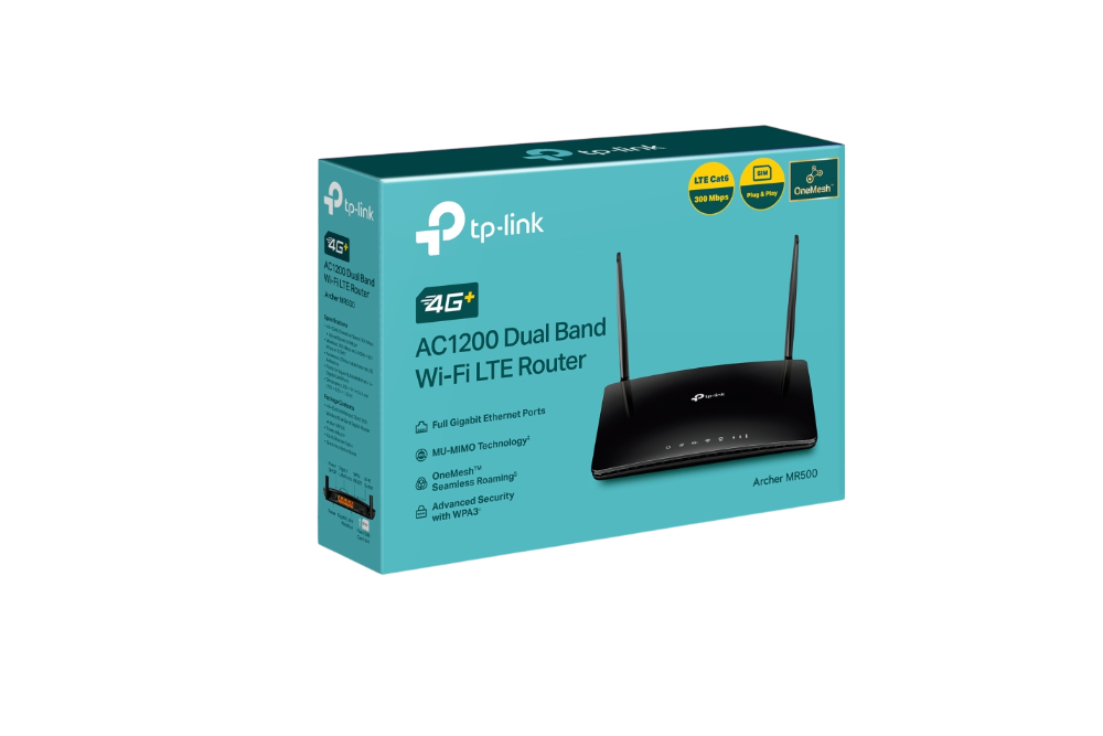 TP-Link Archer MR500 – 4G+ LTE Cat6 AC1200 Dual-Band Gigabit Router