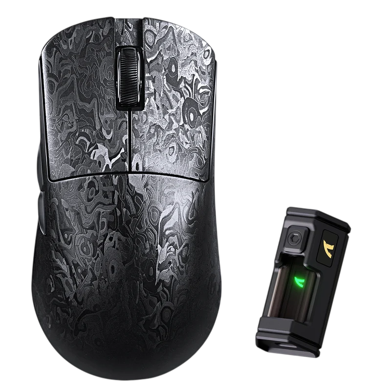 ATTACK SHARK R11 ULTRA Forged Carbon Fiber Wireless 8K Gaming Mouse – Black