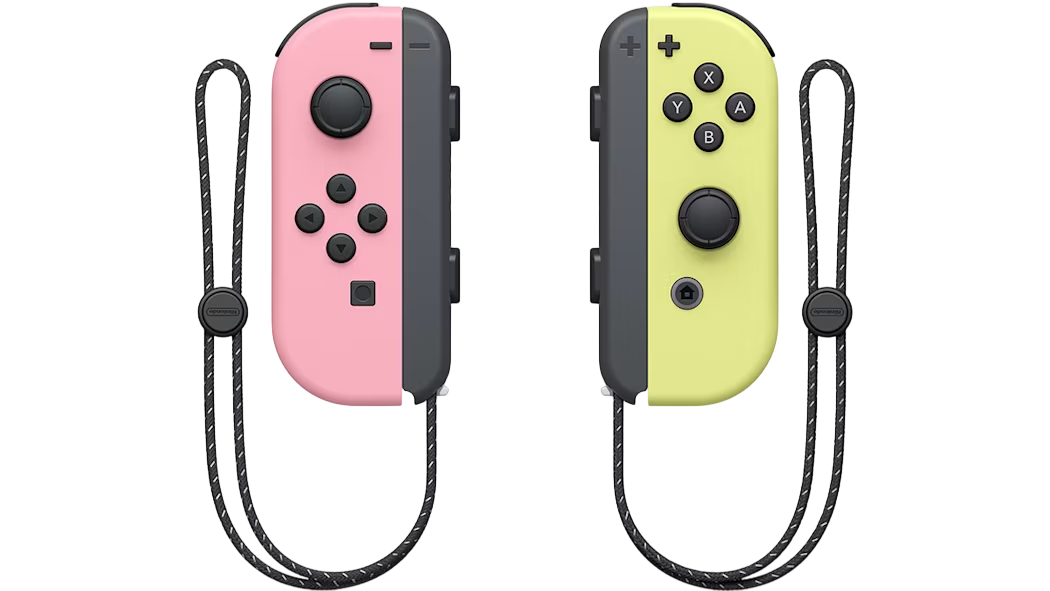 Nintendo Switch Joy-Con Controllers (2-Piece) – Pastel Pink / Pastel Yellow