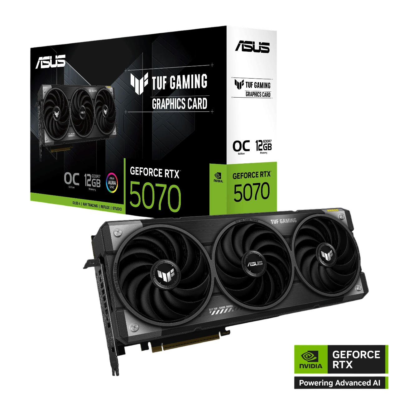 ASUS TUF GeForce RTX™ 5070 12GB OC Gaming Graphics Card