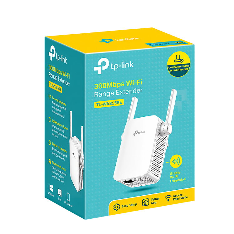 TP-Link TL-WA855RE 300Mbps Wi-Fi Range Extender