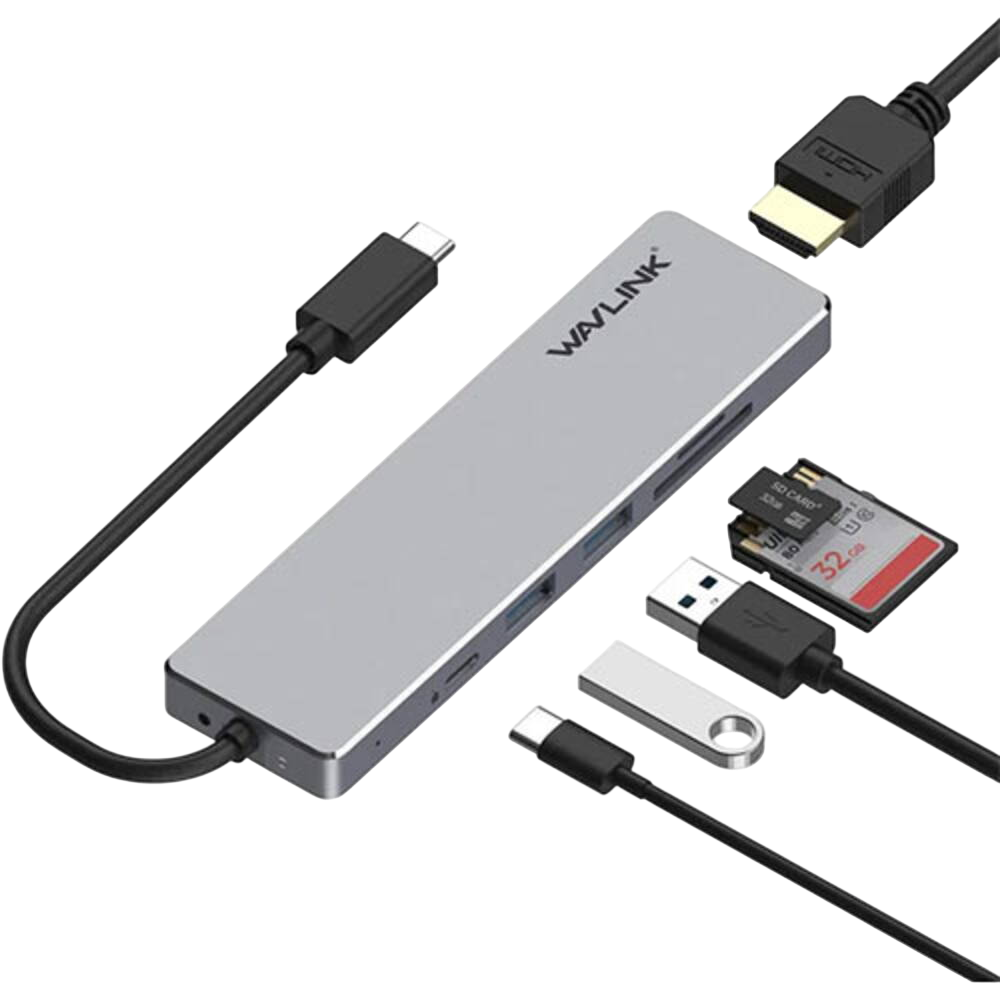 WAVLINK WL-UHP3407 USB-C Mini Dock with HDMI & Gigabit Ethernet