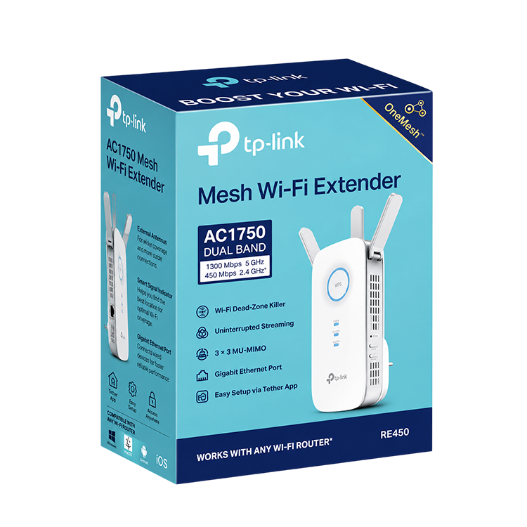 TP-Link RE450 AC1750 Wi-Fi Range Extender