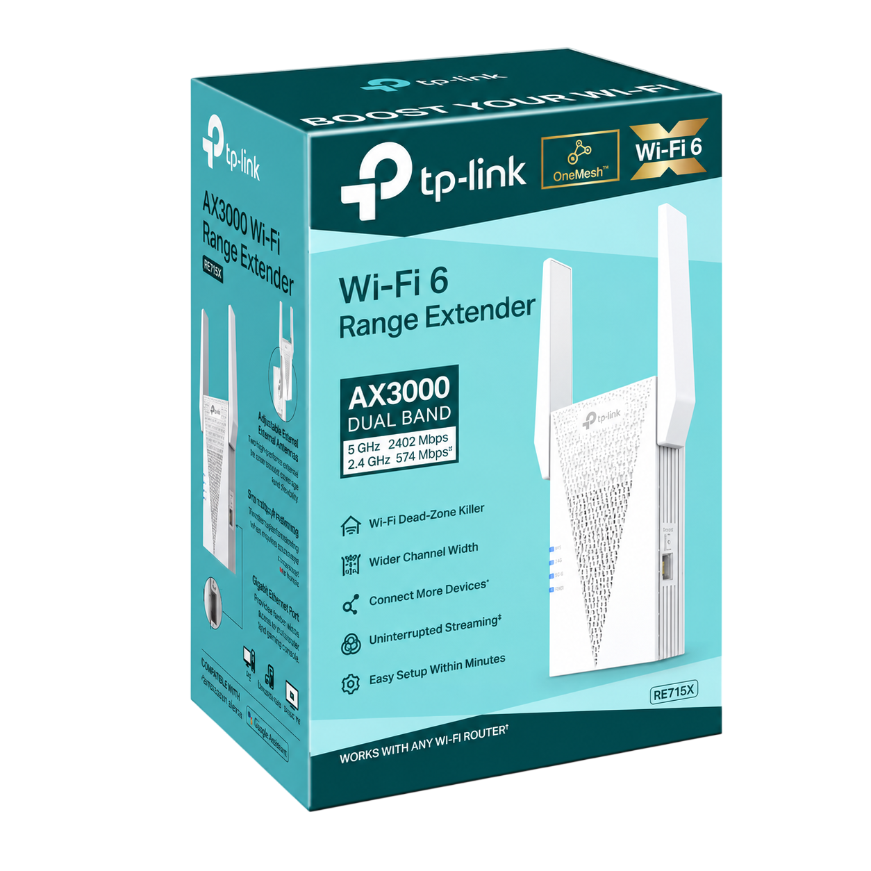 TP-Link RE715X AX3000 Wi-Fi 6 Range Extender