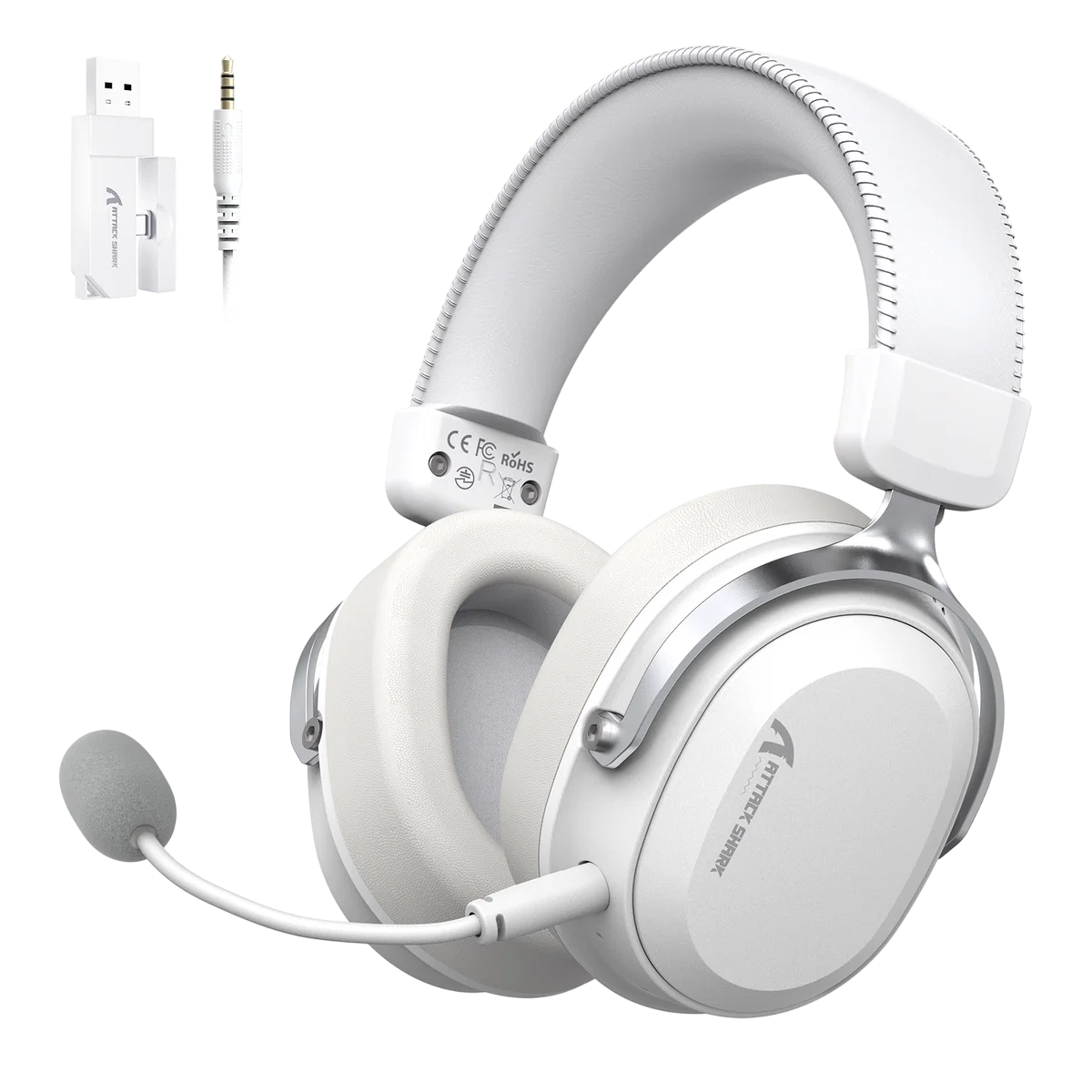 ATTACK SHARK L30 PRO Wireless Gaming Headset – White