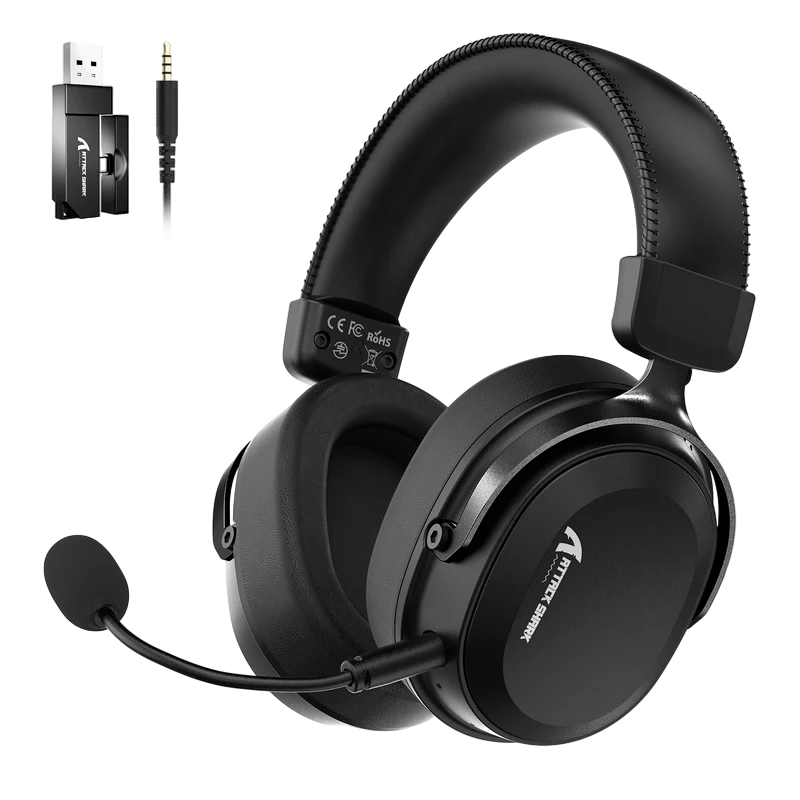 ATTACK SHARK L30 PRO Wireless Gaming Headset – Black