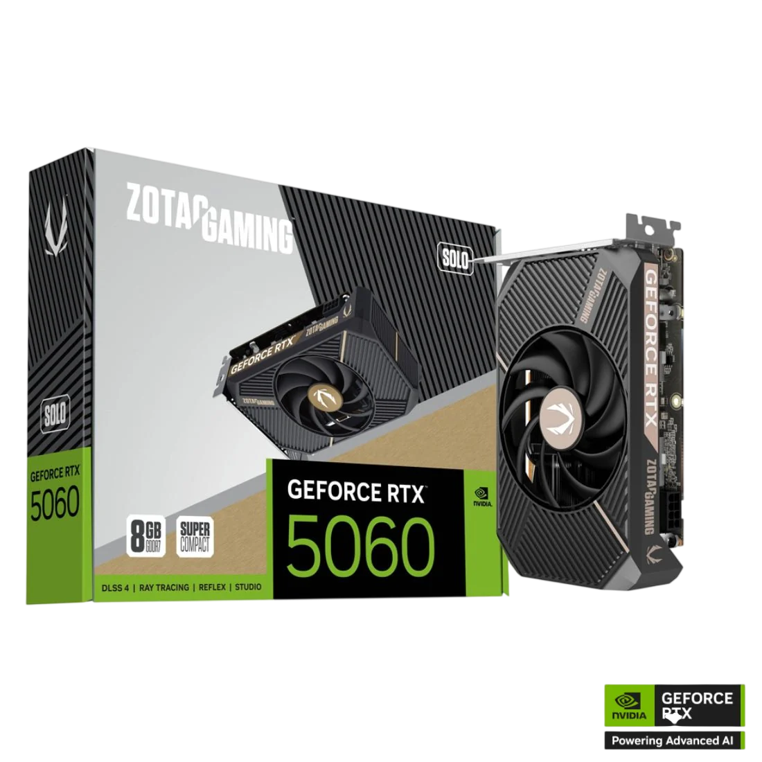 ZOTAC Gaming GeForce RTX™ 5060 8GB Solo Graphics Card