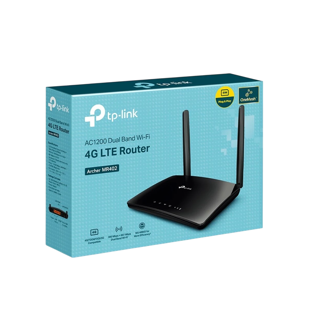 TP-Link Archer MR402 AC1200 Dual-Band 4G LTE Wireless Router