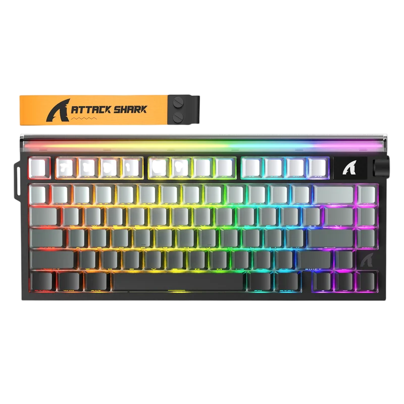 ATTACK SHARK R85 HE Moon Night Magnetic Gaming Keyboard – 75% Wired 8KHz