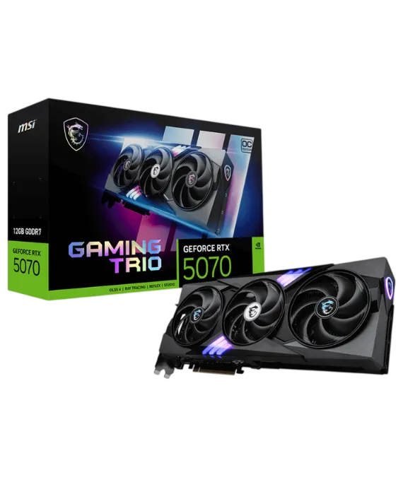 MSI GeForce RTX™ 5070 Ti Gaming Trio OC 16GB GDDR6 Graphics Card