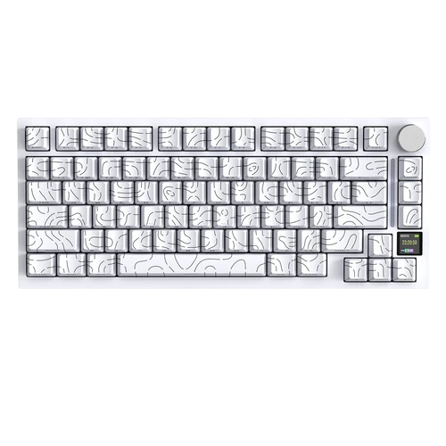 ATTACK SHARK X820 ULTRA Gasket Mechanical Gaming Keyboard – White