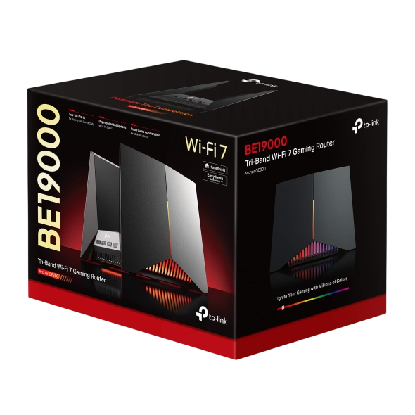 TP-Link Archer GE800 BE19000 Tri-Band Wi-Fi 7 Gaming Router