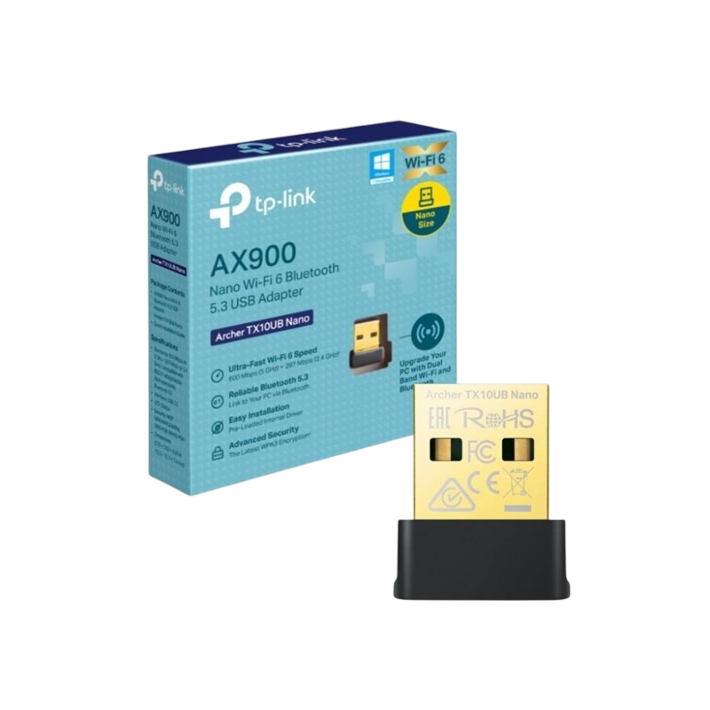 TP-Link Archer TX10UB Nano AX900 Wi-Fi 6 Bluetooth 5.3 USB Adapter