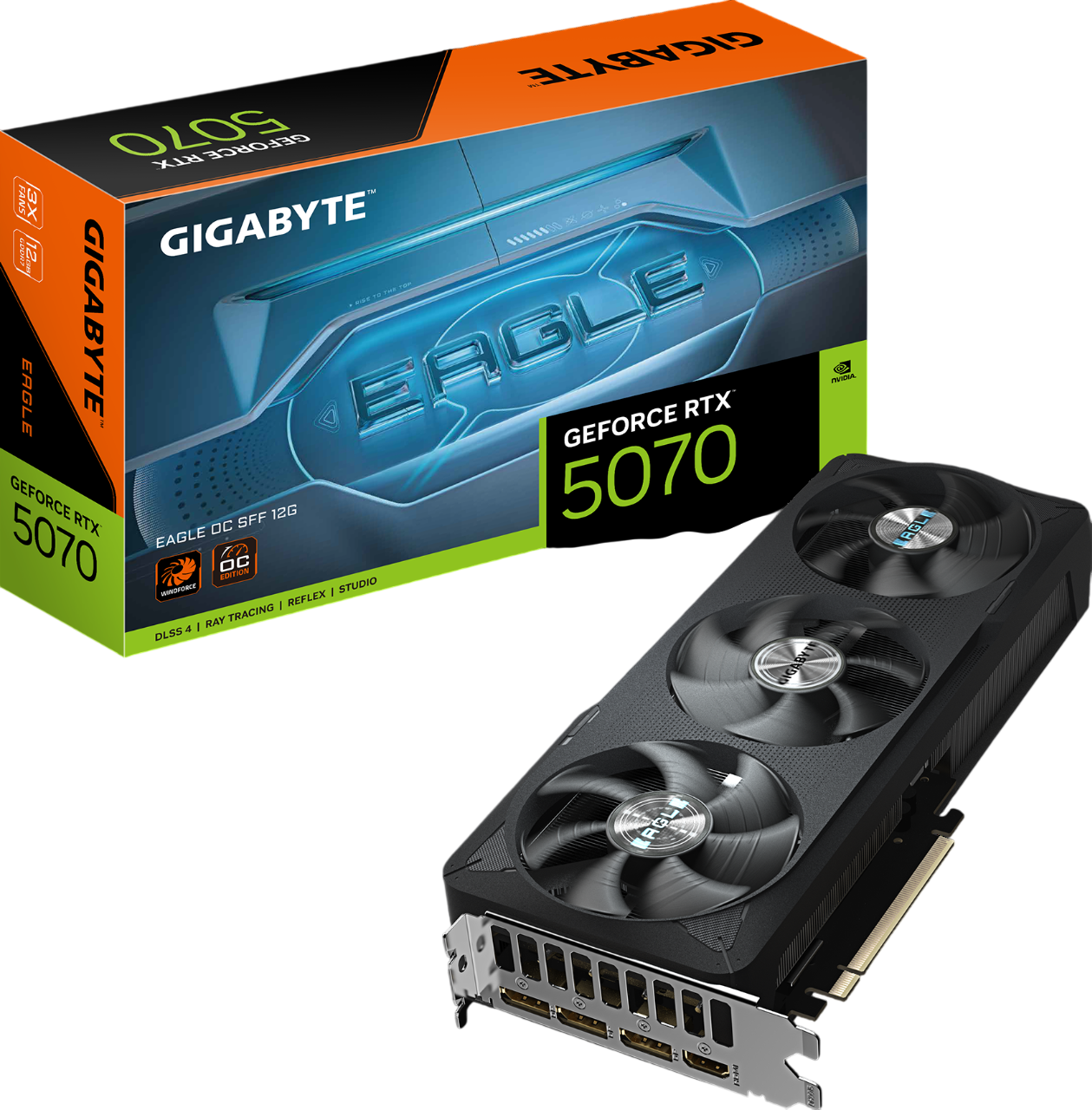 GIGABYTE GeForce RTX™ 5070 Eagle OC 12GB Graphics Card
