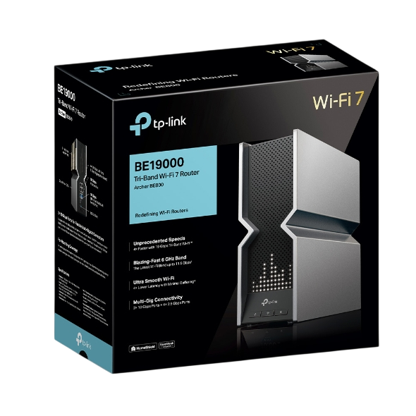 TP-Link Archer BE800 / BE19000 Tri-Band Wi-Fi 7 Router – Ultra-Fast, Multi-Device Networking