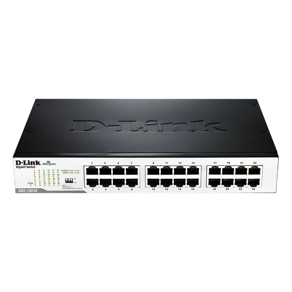 D-Link DGS-1024D 24-Port Gigabit Unmanaged Desktop Switch