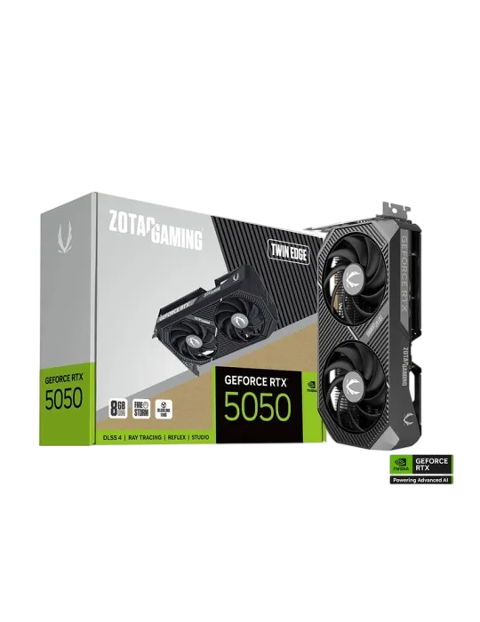 ZOTAC Gaming GeForce RTX™ 5050 Twin Edge 8GB GDDR6 Graphics Card