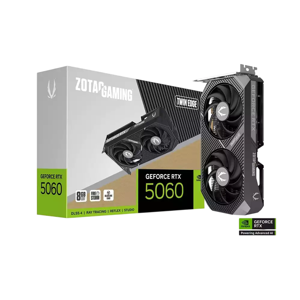 ZOTAC Gaming GeForce RTX™ 5060 8GB Twin Edge Graphics Card