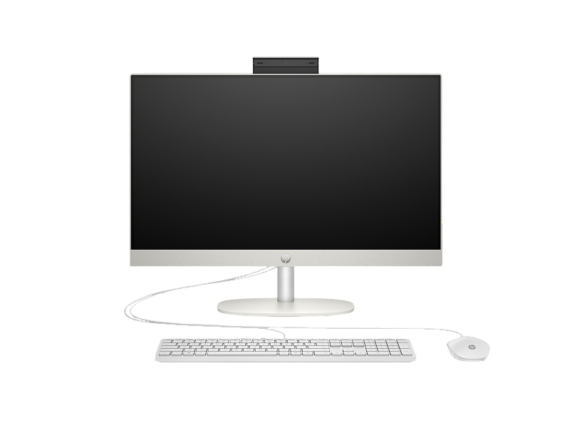 HP 24-CR0056NE All-in-One – Intel Core i5 13th Gen, 8GB DDR4, 512GB SSD, 23.8" FHD – White, FreeDOS