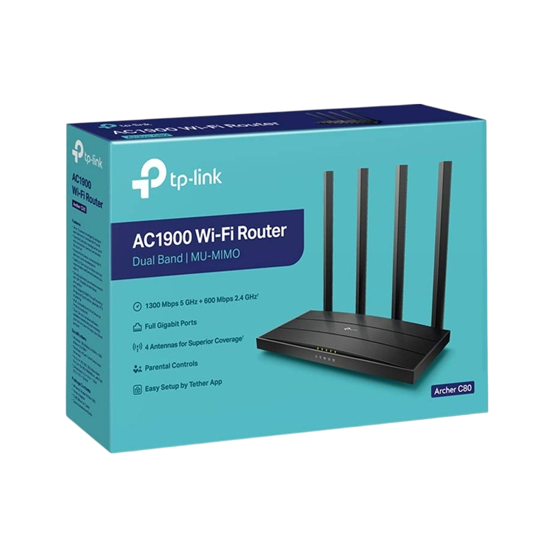 TP-Link Archer C80 AC1900 Wireless MU-MIMO Wi-Fi Router