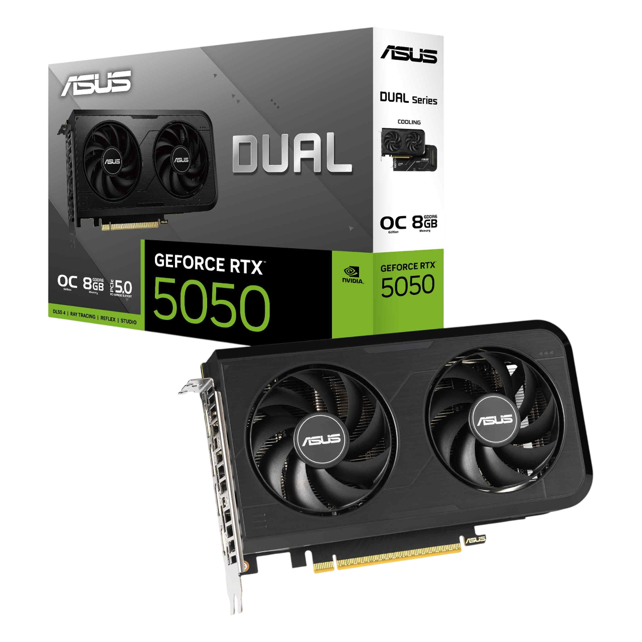 ASUS Dual GeForce RTX™ 5050 8GB GDDR6 OC Edition Graphics Card