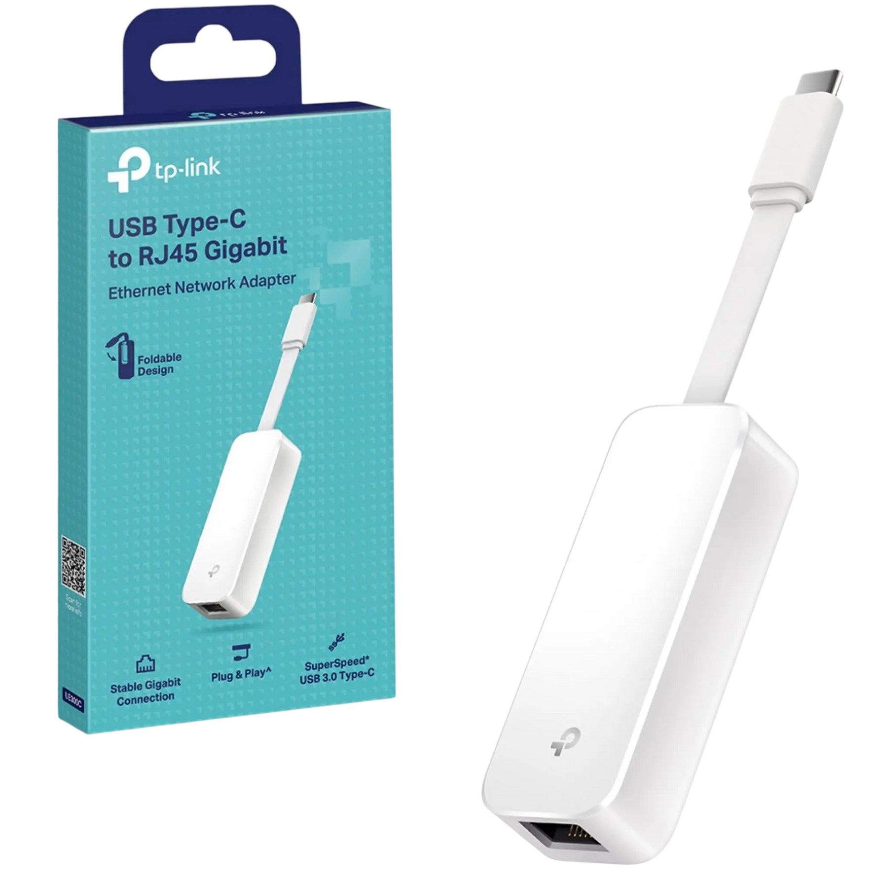 TP-Link UE300C USB Type-C to RJ45 Gigabit Ethernet Network Adapter