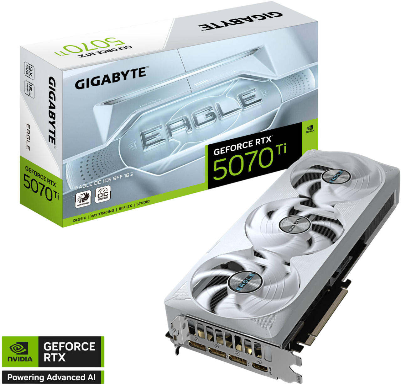 GIGABYTE GeForce RTX™ 5070 Ti Eagle 16GB Ice OC Graphics Card