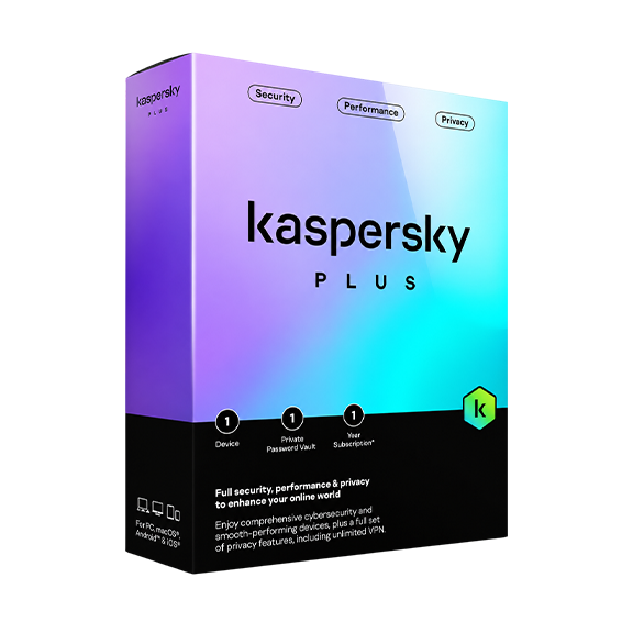 Kaspersky Plus Antivirus – 1 Device, 1 Year Subscription