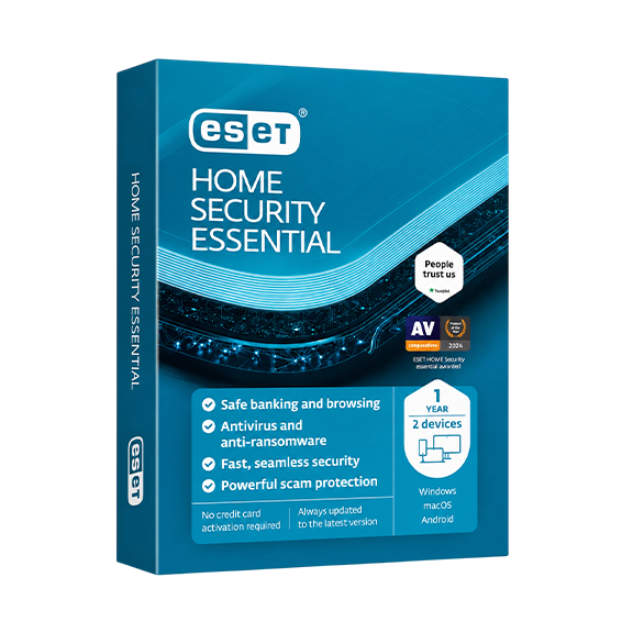 ESET HOME Security Essential – 1 Year Subscription (2 Devices)