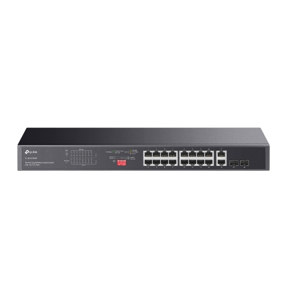 TP-Link TL-SG1218MP 18-Port Gigabit Rackmount Switch with 16-Port PoE+