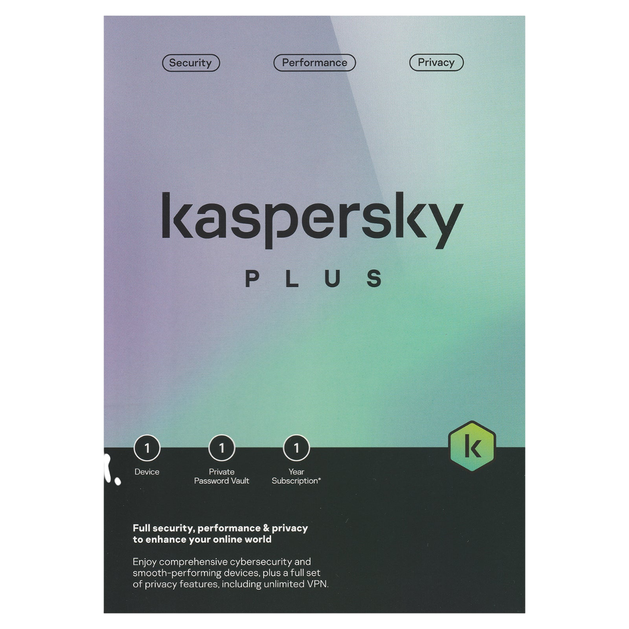Kaspersky Plus Antivirus – 1 Device, 1 Year Subscription