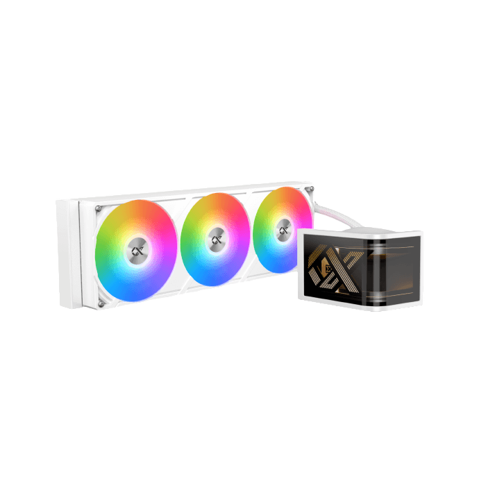 XIGMATEK CONNECT ULTRA 360 Curved OLED LCD ARGB AIO Liquid CPU Cooler – 360mm