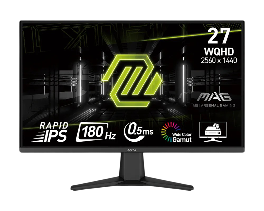 MSI MAG 275QF 27-Inch WQHD IPS 180Hz Gaming Monitor – 0.5ms