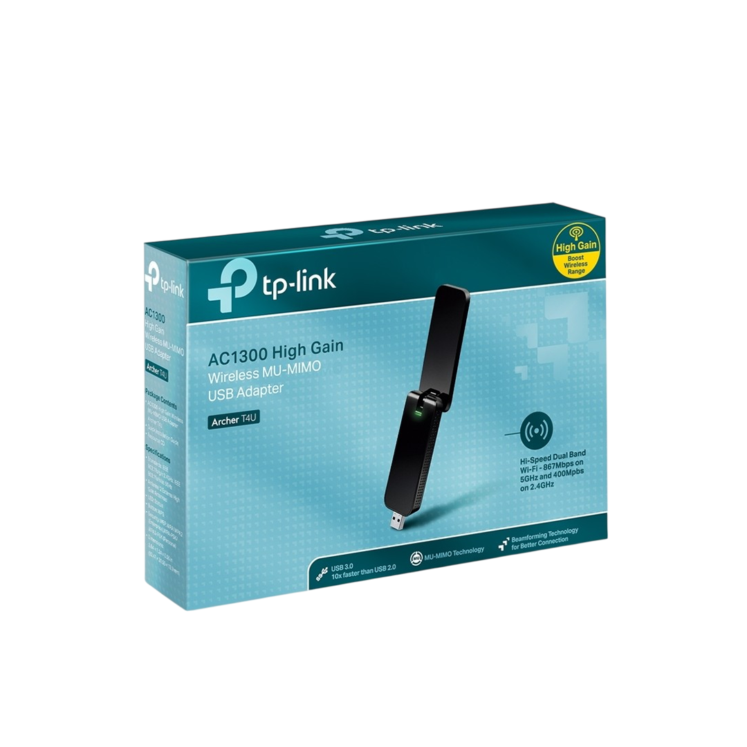 TP-LINK Archer T4U AC1300 Wireless Dual Band USB Adapter