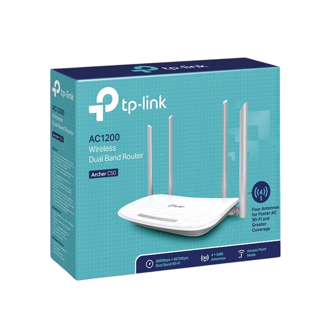 TP-Link Archer C50 AC1200 Wireless Dual Band WiFi Router