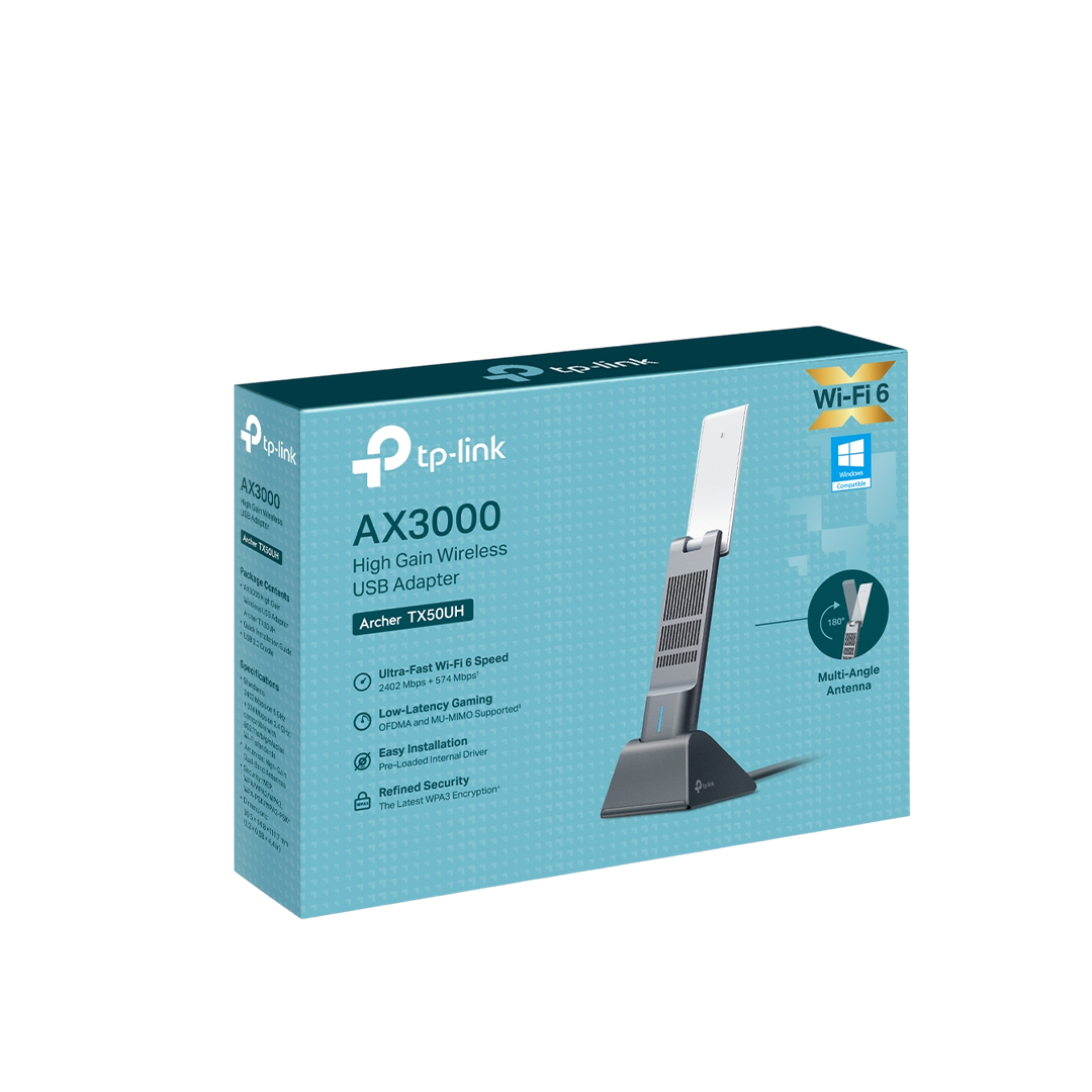 TP-LINK Archer TX50UH AX3000 High Gain Wireless USB Adapter