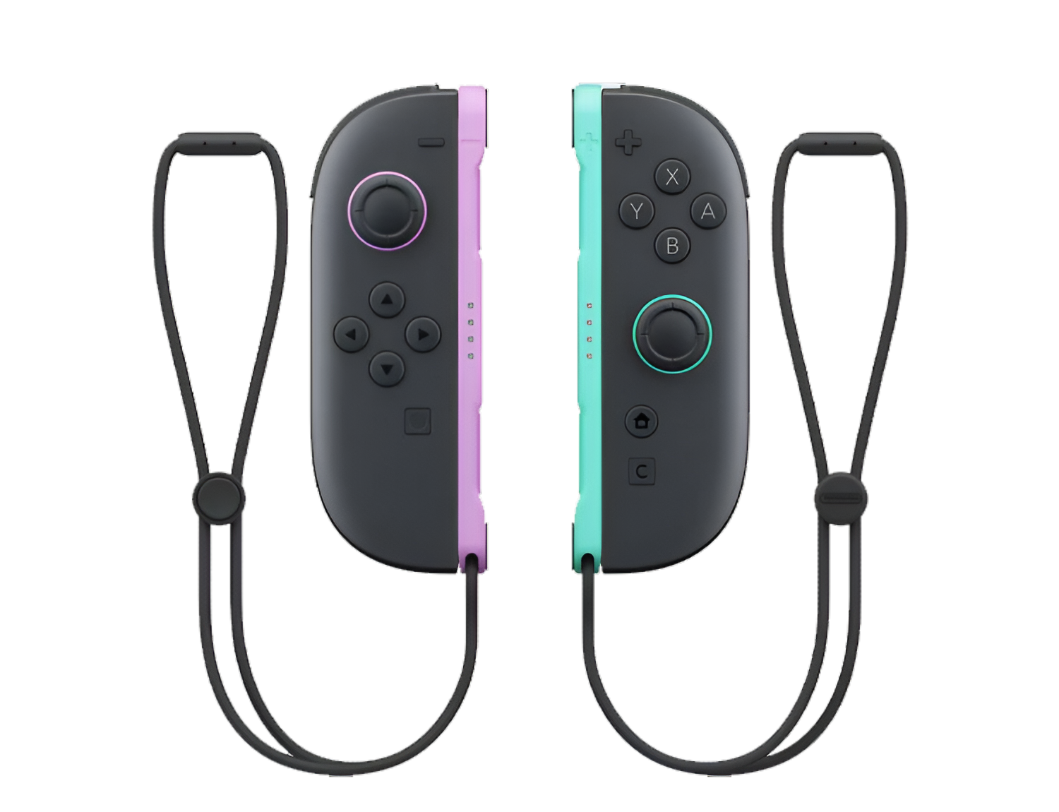Nintendo Joy-Con 2 (L/R) Wireless Controllers – Light Purple & Light Green