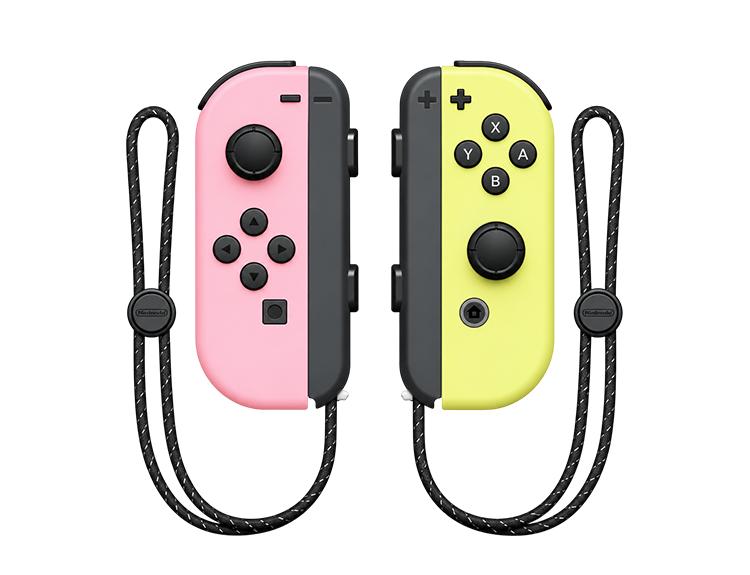 Nintendo Switch Joy-Con (L/R) Wireless Controllers – Pink Black / Yellow Black