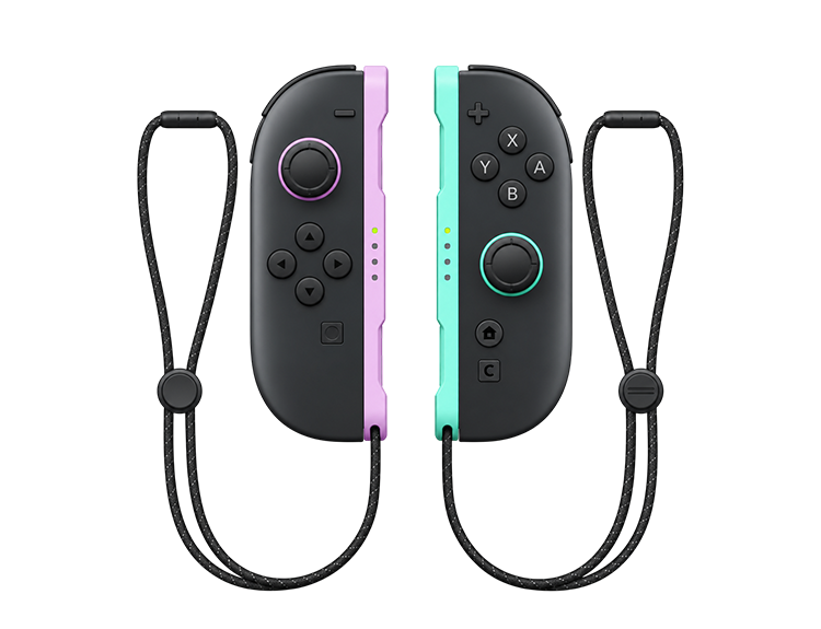 Nintendo Joy-Con 2 (L/R) Wireless Controllers – Light Purple & Light Green