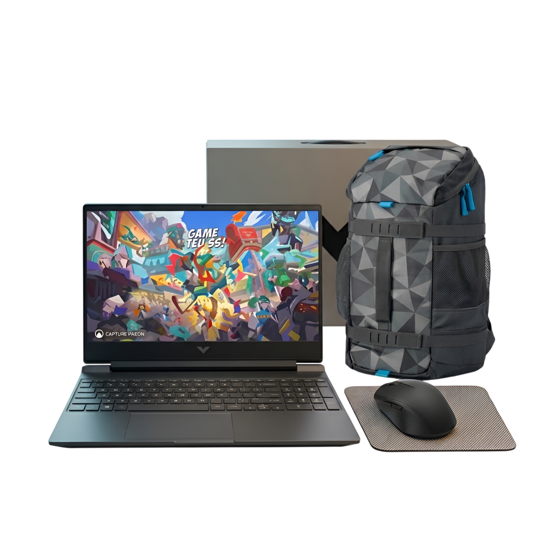 HP Victus 15-fa2000ne Gaming Laptop – Intel Core i7 240H | RTX 5050 8GB | 15.6” FHD 144Hz | 8GB RAM | 512GB SSD + Bag & Wireless Mouse Bundle