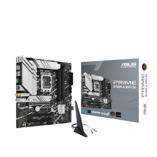 ASUS PRIME B760M-A D4 WIFI Micro ATX Motherboard