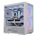 AMD Ryzen 7 7800X3D Gaming PC – RTX 5070 AERO 12GB, 32GB DDR5, 1TB NVMe, 360mm LCD Liquid Cooling, White RGB Build