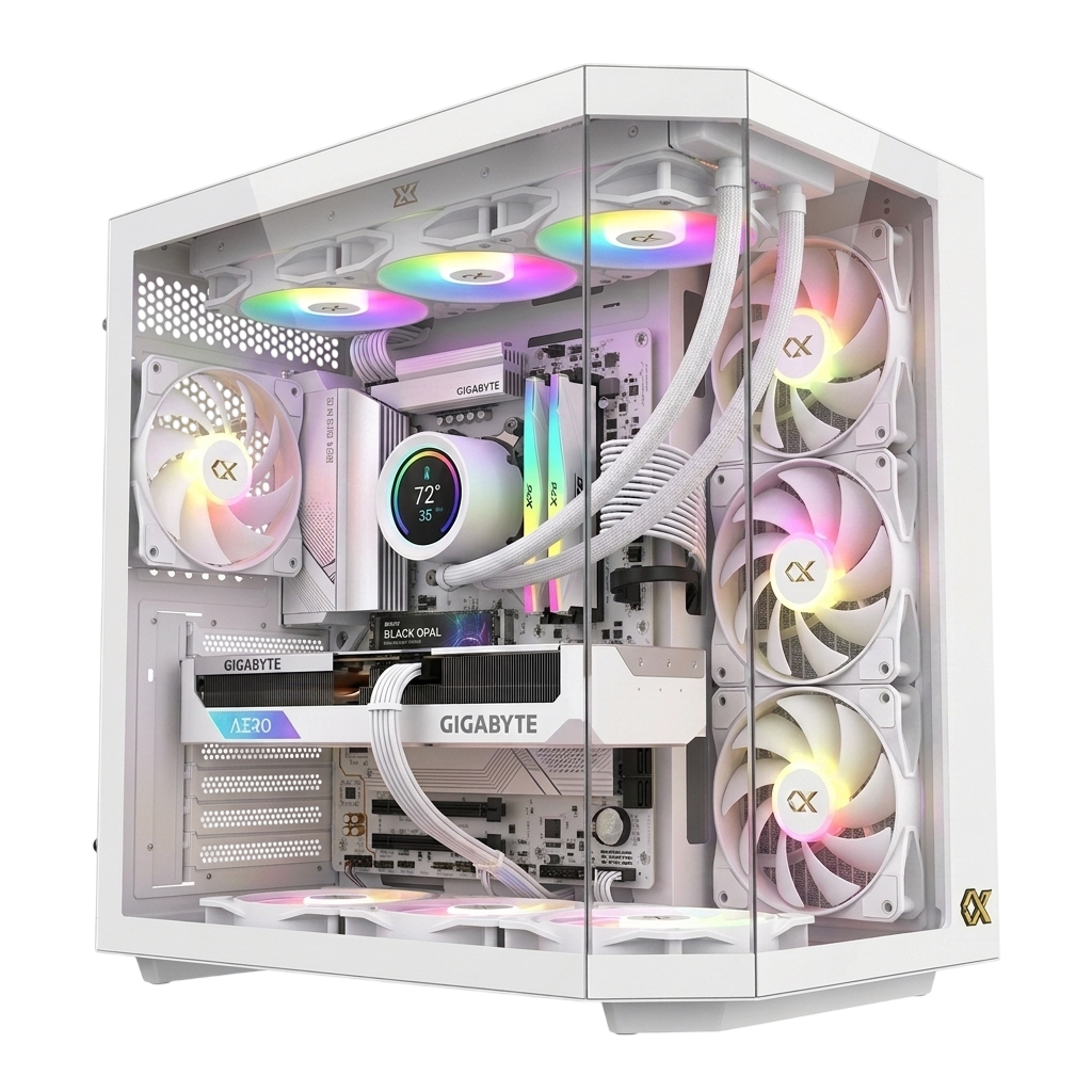 AMD Ryzen 5 9600X Gaming PC | RTX 5060 8GB | 32GB DDR5 | 1TB NVMe | White Build