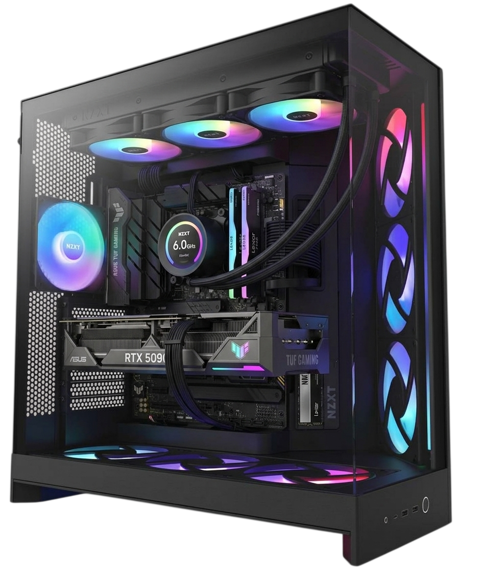 Intel Core i9-14900K Gaming PC | RTX 5090 32GB | 32GB DDR5 7200MHz | 4TB NVMe | NZXT H9 Flow